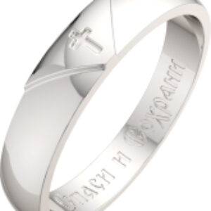 Кольцо венчальное из серебра 0200051.REL 21век