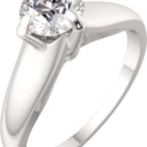 Кольцо помолвочное из серебра 0210310 21век