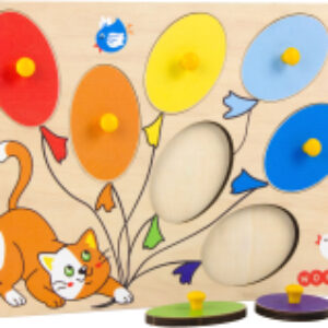 Развивающая игрушка Рамка-вкладыш Учим цвета радуги / 03199 21век