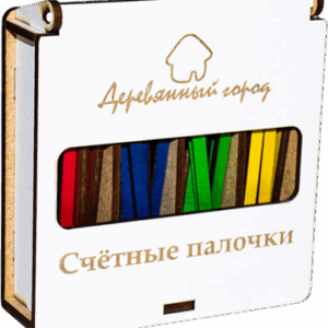 Развивающий игровой набор Счетные палочки Логическая игра-сортер / Л035п-ANT 21век