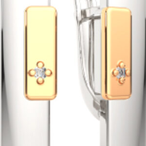 Серьги из комбинированного серебра 03D0050.G14K 21век