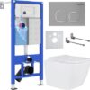 Унитаз подвесной с инсталляцией StounFix Dual Fresh 566036 21век