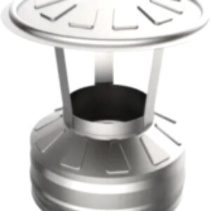 Колпак для дымохода 120х200 AISI 439/439 0.5мм/0.5мм (К) тип-2 21век