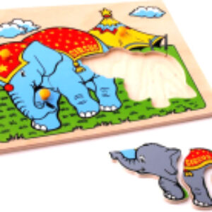 Развивающая игрушка Рамка-вкладыш. Слоны / 1414 21век