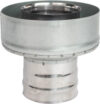Переходник для дымохода 150x220 AISI 430/430 0.5мм/0.5мм (К) тип 2 21век