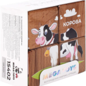 Развивающий игровой набор Кубики Домашние животные / 15402 21век