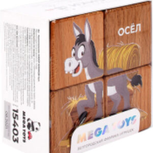 Развивающий игровой набор Кубики Домашние животные / 15403 21век