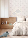 Комплект постельного белья Зайчики 1.5сп 50x70 / 10293-1+10294-1 21век