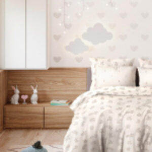 Комплект постельного белья Зайчики 1.5сп 50x70 / 10293-1+10294-1 21век