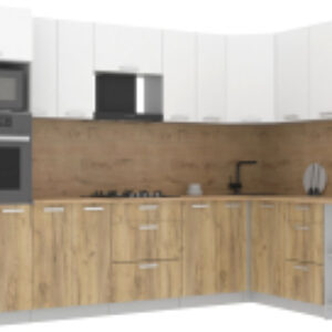 Кухонный гарнитур Мила Лайт 1.68x3.0 правая 21век