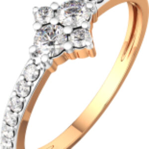 Кольцо из розового золота 2101233.14K.R 21век