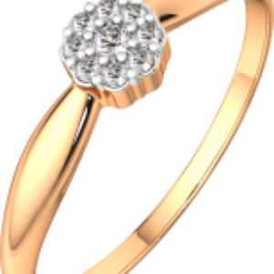 Кольцо из розового золота 210652.14K.R 21век