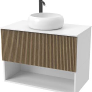 Тумба под умывальник Кито-2 60 / 2K60LW0MRMC-LDSPW 21век