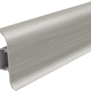 Плинтус Классик 268 Клен серый 55мм с центральной планкой 21век