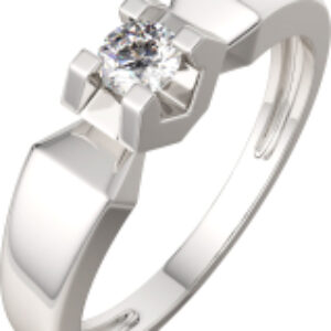 Кольцо помолвочное из белого золота 2D00205.14K.W.ZZ 21век