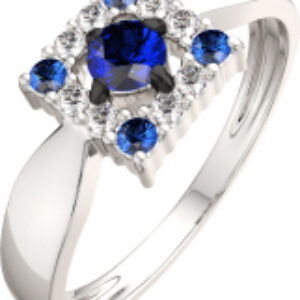 Кольцо из белого золота 2D10122.14K.W.ZZ 21век