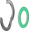 Комплект стопорных колец для фитингов 3/4" DN 20 / МЕ46203 21век
