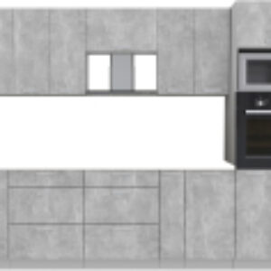 Кухонный гарнитур Мила Лайт 3.6 ВТ без столешницы 21век