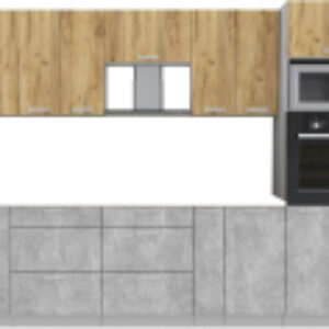 Кухонный гарнитур Мила Лайт 3.6 ВТ без столешницы 21век