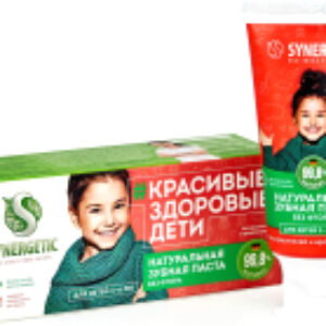 Зубная паста Клубничка и банан от 3 до 6 лет красная 21век