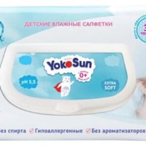 Влажные салфетки детские 3D-текстура 0+ 21век