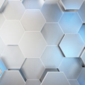 Фотообои листовые 3D Шестиугольники 21век
