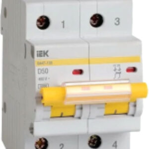 Выключатель автоматический ВА 47-100 50А 2P 10кА D / MVA40-2-050-D 21век