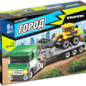 Конструктор Город. Тягач с платформой и бульдозер / ВВ4811 21век