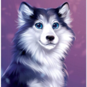 Набор алмазной вышивки Хаски / 5299768 21век
