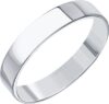 Кольцо обручальное из белого золота П7302-008К14Б5 21век