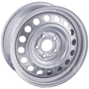 Штампованный диск 8325T 16x6.5" 5x108мм DIA 63.3мм ET 50мм Silver 21век