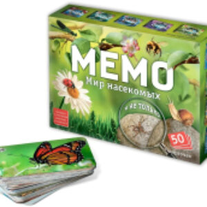 Настольная игра Мемо. Мир насекомых и не только / 8577 21век