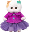 Мягкая игрушка Кошечка Ли-Ли Baby в пурпурной курточке и юбочке / LB-113 21век