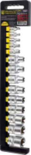 Набор головок слесарных Звездочка 1/4" (E4-E8) И 1/2" (E10-E24)  / BG2165 21век