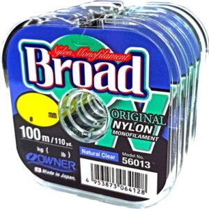 Леска монофильная Broad 100м 0.1мм 1кг / 56013-010 21век