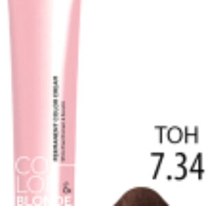 Крем-краска для волос Color&Blonde 7.34 21век