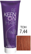 Крем-краска для волос Colour Cream 7.44 21век