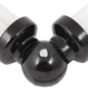 Эркерный соединитель для карниза D19 Черный металлический / 4812634014614 21век