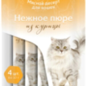 Лакомство для кошек Нежное пюре из курицы 21век