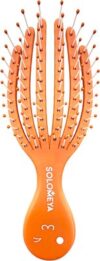 Расческа-массажер Detangling Octopus Mini Wet & Dry Orange  / 14-2084 21век