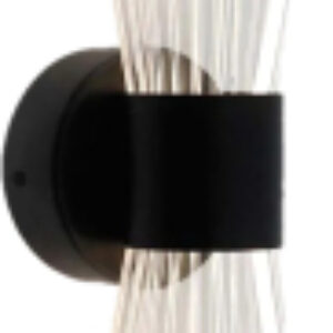 Бра Dio 12W 2Y-ON/OFF-230x80x85-BLACK/CLEAR-220-IP20 21век