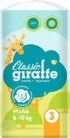 Подгузники-трусики детские Giraffe Classic M 6-10кг / 429553 21век