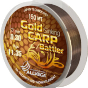 Леска монофильная Gold Carp 0.30мм 150м / LGCB15030 21век