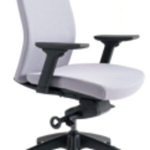 Кресло офисное J2 Black Pl без подголовника с подлокотником 21век