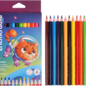 Набор цветных карандашей Kids. Jumbo Space Animals / 61780 21век