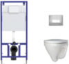 Унитаз подвесной с инсталляцией Attica SL DM ATCSLWH0104 + 525 040000 + S3 040043 21век