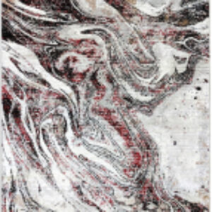 Ковер Mariel MR356-GREY-RED-BLACK 21век