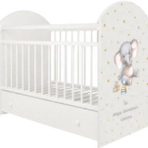 Детская кроватка My Sleepy Слоник маятник и ящик 21век