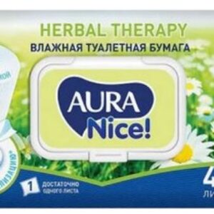 Влажная туалетная бумага Nice 21век