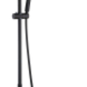 Душевая система со смесителем Olo BK + Ultra-10 SW BK / 625123 21век